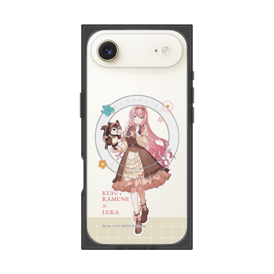 Premium Square Case with MagSafe［ Hatsune Miku × Kuppy Ramune - Megurine Luka × Ram - Full-body Illustration 2 ］