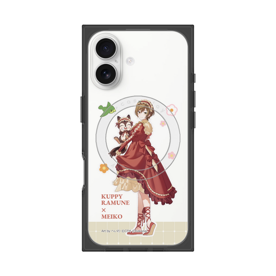 Premium Square Case with MagSafe［ Hatsune Miku × Kuppy Ramune - MEIKO × Ram - Full-body Illustration 2 ］