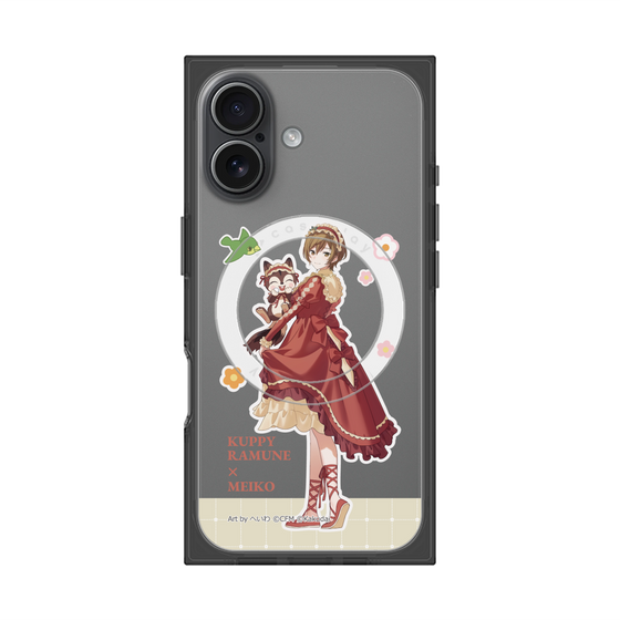 Premium Square Case with MagSafe［ Hatsune Miku × Kuppy Ramune - MEIKO × Ram - Full-body Illustration 2 ］