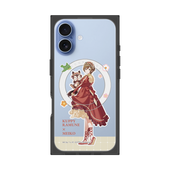 Premium Square Case with MagSafe［ Hatsune Miku × Kuppy Ramune - MEIKO × Ram - Full-body Illustration 2 ］