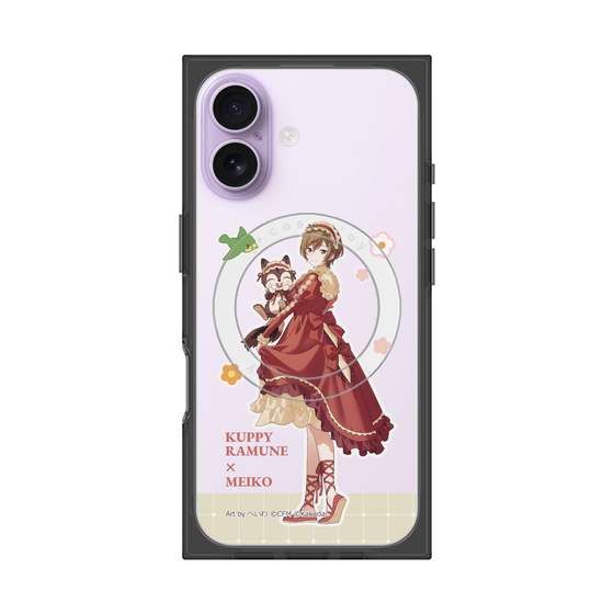 Premium Square Case with MagSafe［ Hatsune Miku × Kuppy Ramune - MEIKO × Ram - Full-body Illustration 2 ］