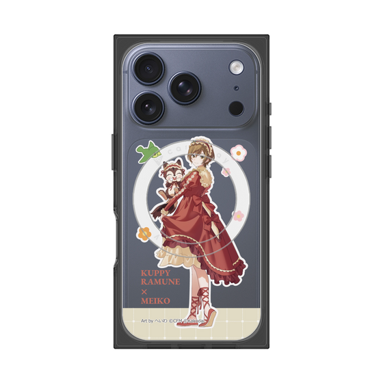 Premium Square Case with MagSafe［ Hatsune Miku × Kuppy Ramune - MEIKO × Ram - Full-body Illustration 2 ］
