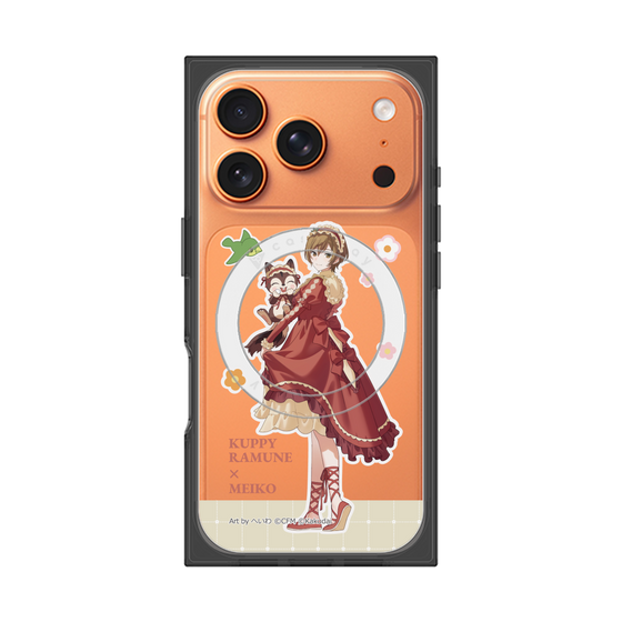 Premium Square Case with MagSafe［ Hatsune Miku × Kuppy Ramune - MEIKO × Ram - Full-body Illustration 2 ］