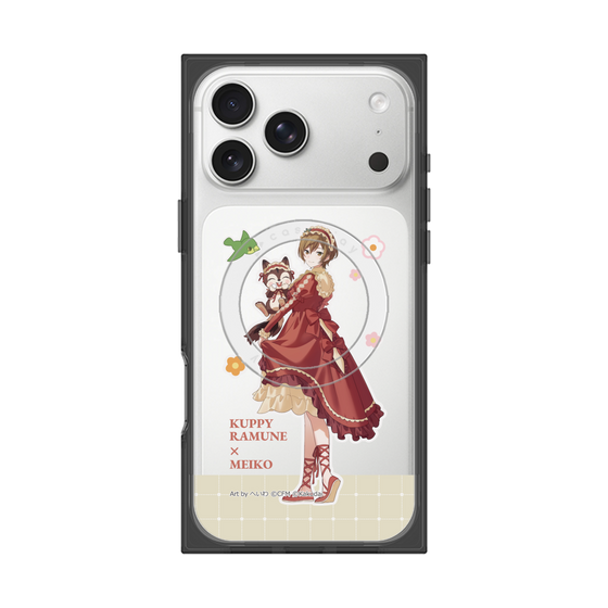Premium Square Case with MagSafe［ Hatsune Miku × Kuppy Ramune - MEIKO × Ram - Full-body Illustration 2 ］