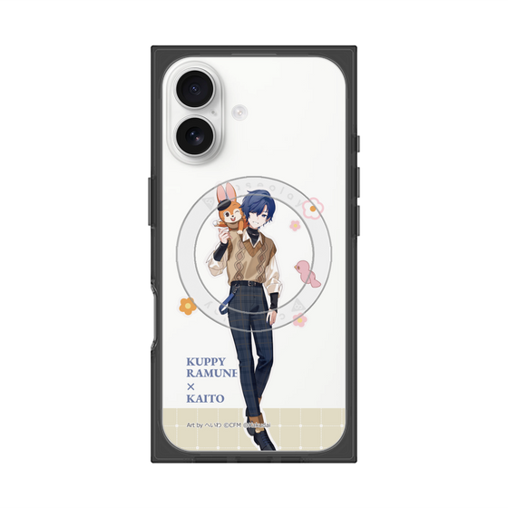 Premium Square Case with MagSafe［ Hatsune Miku × Kuppy Ramune - KAITO × Kuppy - Full-body Illustration 2 ］