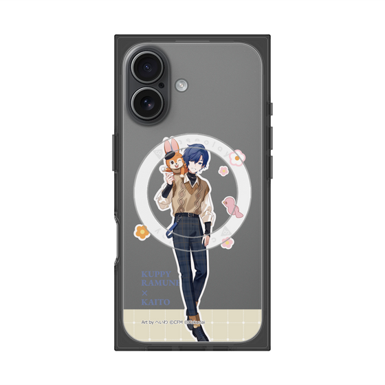 Premium Square Case with MagSafe［ Hatsune Miku × Kuppy Ramune - KAITO × Kuppy - Full-body Illustration 2 ］