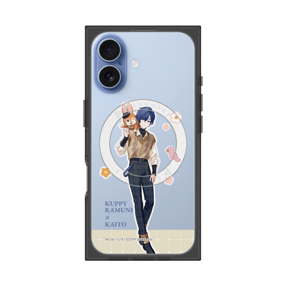 Premium Square Case with MagSafe［ Hatsune Miku × Kuppy Ramune - KAITO × Kuppy - Full-body Illustration 2 ］