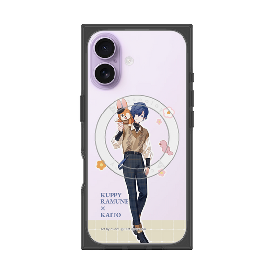 Premium Square Case with MagSafe［ Hatsune Miku × Kuppy Ramune - KAITO × Kuppy - Full-body Illustration 2 ］