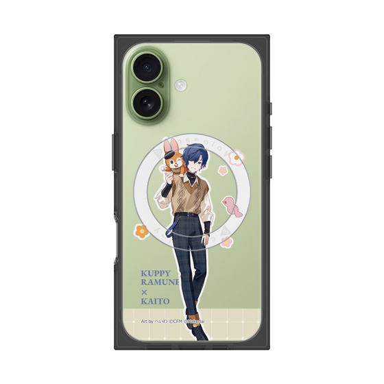 Premium Square Case with MagSafe［ Hatsune Miku × Kuppy Ramune - KAITO × Kuppy - Full-body Illustration 2 ］