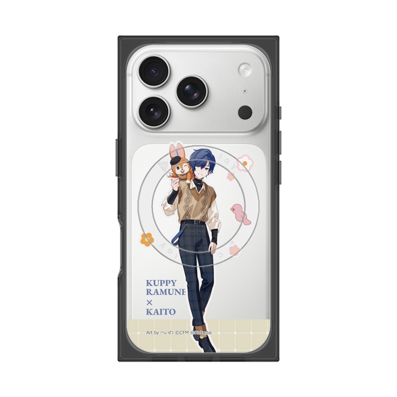 Premium Square Case with MagSafe［ Hatsune Miku × Kuppy Ramune - KAITO × Kuppy - Full-body Illustration 2 ］