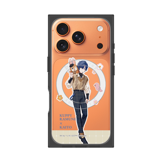 Premium Square Case with MagSafe［ Hatsune Miku × Kuppy Ramune - KAITO × Kuppy - Full-body Illustration 2 ］