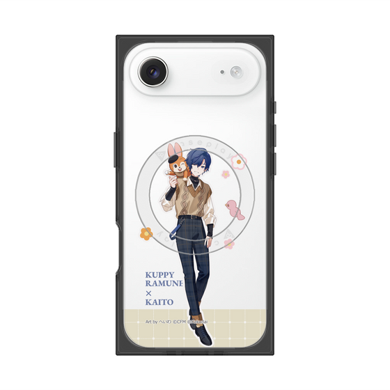 Premium Square Case with MagSafe［ Hatsune Miku × Kuppy Ramune - KAITO × Kuppy - Full-body Illustration 2 ］