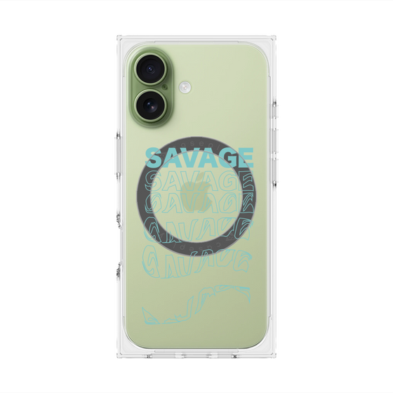 Premium Square Case with MagSafe［ SAVAGE Blue ］