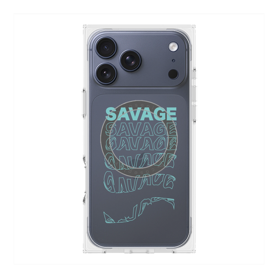 Premium Square Case with MagSafe［ SAVAGE Blue ］