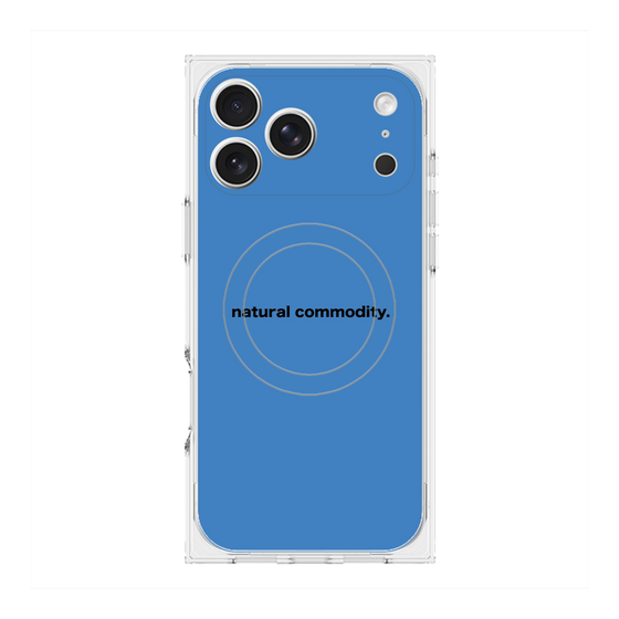 Premium Square Case with MagSafe［ NATURAL COMMODITY Blue ］