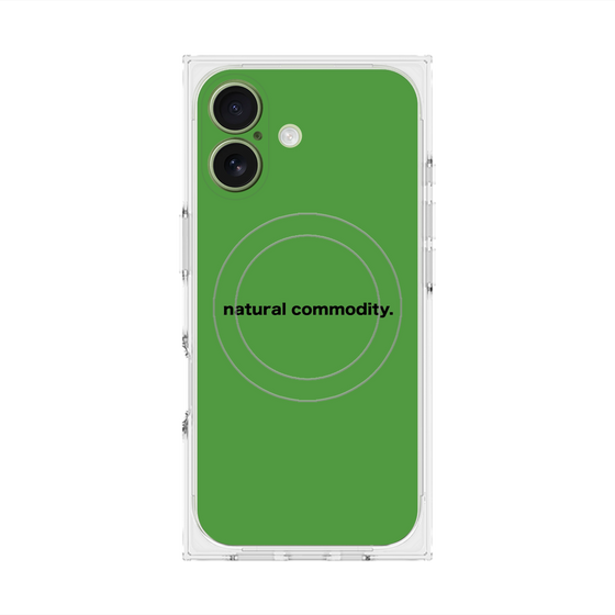 Premium Square Case with MagSafe［ NATURAL COMMODITY Green ］