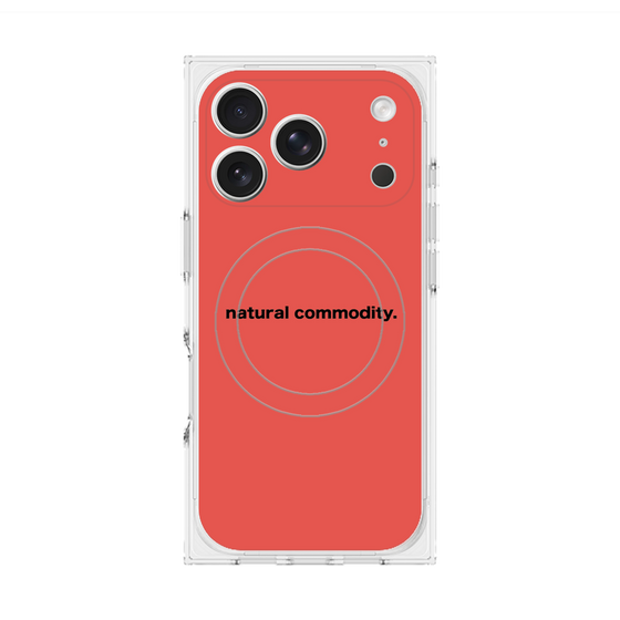 Premium Square Case with MagSafe［ NATURAL COMMODITY Red ］