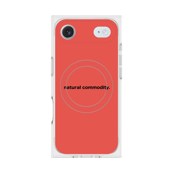 Premium Square Case with MagSafe［ NATURAL COMMODITY Red ］