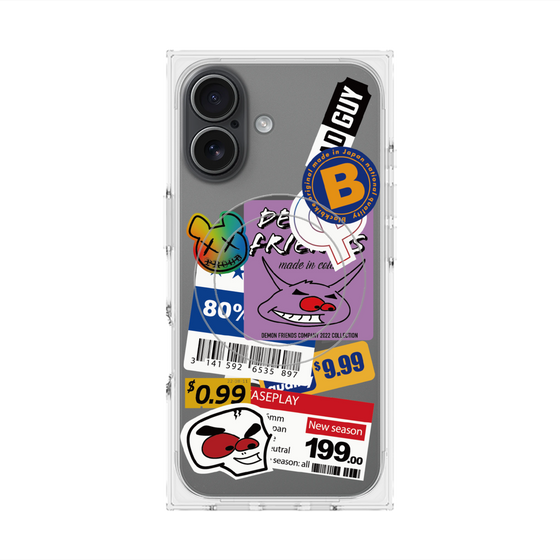 Premium Square Case with MagSafe［ Demon Friends Sticker .1 ］