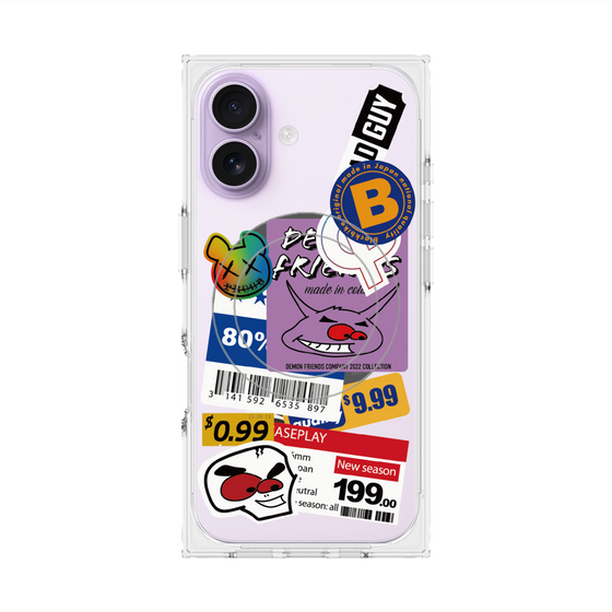 Premium Square Case with MagSafe［ Demon Friends Sticker .1 ］