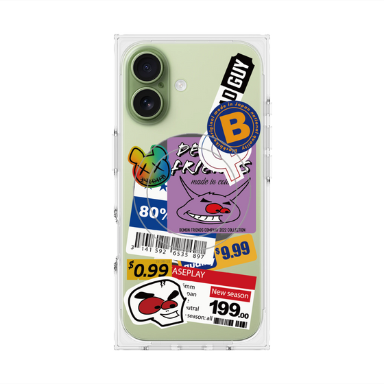 Premium Square Case with MagSafe［ Demon Friends Sticker .1 ］