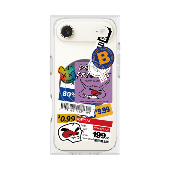 Premium Square Case with MagSafe［ Demon Friends Sticker .1 ］