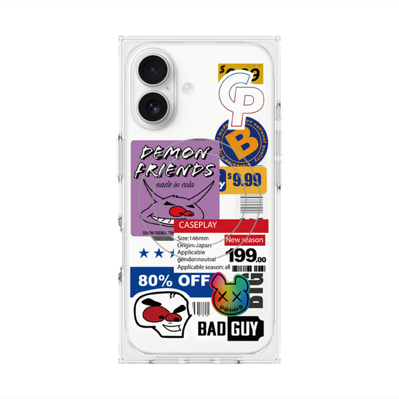 Premium Square Case with MagSafe［ Demon Friends Sticker .3 ］