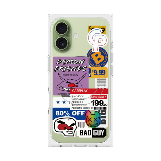 Premium Square Case with MagSafe［ Demon Friends Sticker .3 ］