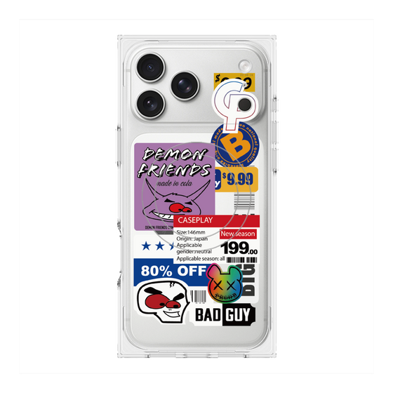 Premium Square Case with MagSafe［ Demon Friends Sticker .3 ］