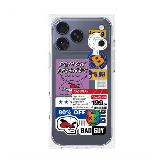 Premium Square Case with MagSafe［ Demon Friends Sticker .3 ］