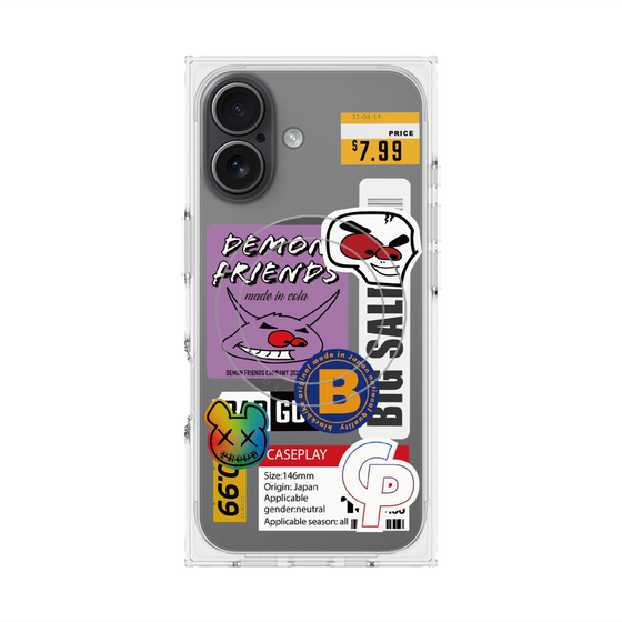 Premium Square Case with MagSafe［ Demon Friends Sticker .4 ］