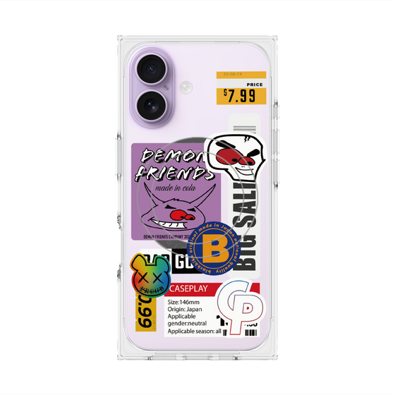 Premium Square Case with MagSafe［ Demon Friends Sticker .4 ］