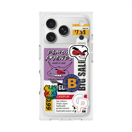 Premium Square Case with MagSafe［ Demon Friends Sticker .4 ］