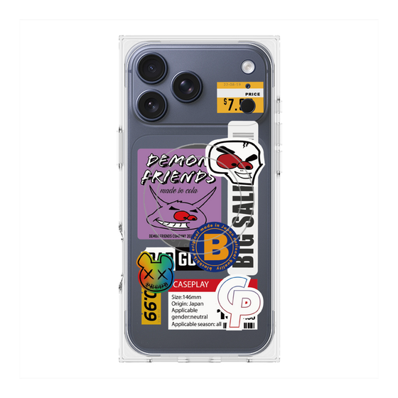 Premium Square Case with MagSafe［ Demon Friends Sticker .4 ］