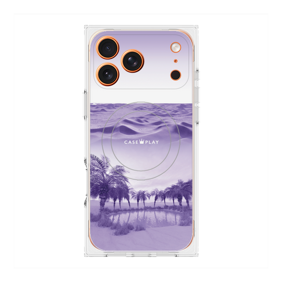 Premium Square Case with MagSafe［ Oasis & Desert ］