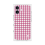 Premium Square Case with MagSafe［ Checkered Pink ］