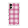 Premium Square Case with MagSafe［ Checkered Pink ］