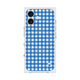 Premium Square Case with MagSafe［ Checkered Blue ］