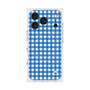 Premium Square Case with MagSafe［ Checkered Blue ］