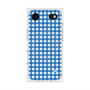 Premium Square Case with MagSafe［ Checkered Blue ］