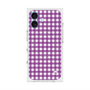 Premium Square Case with MagSafe［ Checkered Purple ］