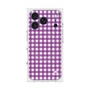 Premium Square Case with MagSafe［ Checkered Purple ］