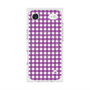 Premium Square Case with MagSafe［ Checkered Purple ］