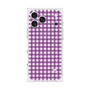 Premium Square Case with MagSafe［ Checkered Purple ］