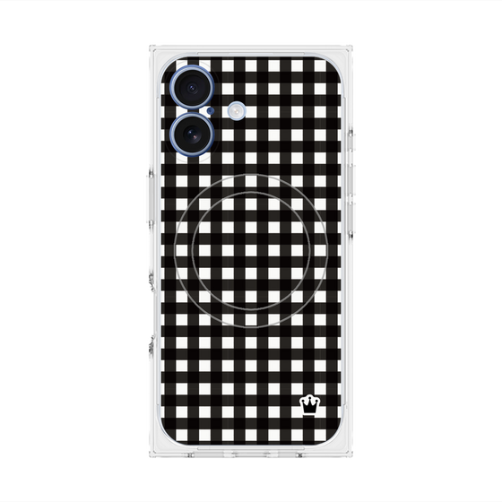 Premium Square Case with MagSafe［ Checkered Black ］