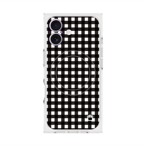 Premium Square Case with MagSafe［ Checkered Black ］