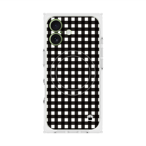 Premium Square Case with MagSafe［ Checkered Black ］