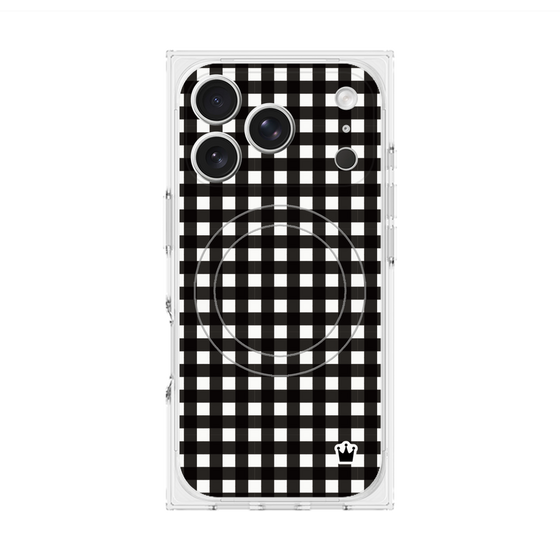 Premium Square Case with MagSafe［ Checkered Black ］