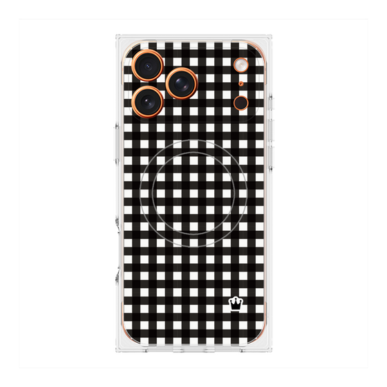 Premium Square Case with MagSafe［ Checkered Black ］