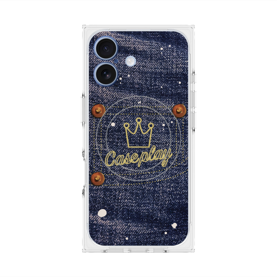 Premium Square Case with MagSafe［ Denim Used Jeans ］